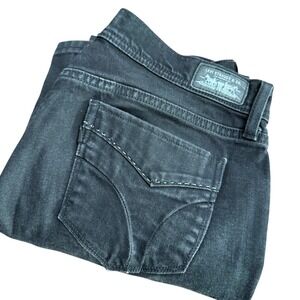 Levi's 505 Straight Leg Jeans Womens Gray Wash Denim Pants Size 8 S C‎